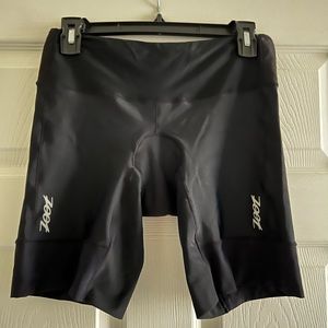 Zoot triathlon shorts (lightly padded).